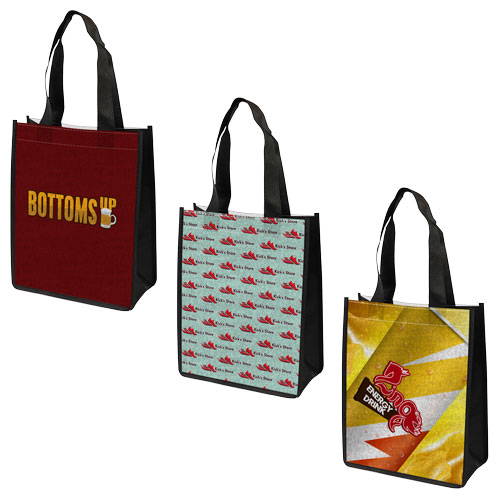 8x10x4 Full-Color PET Non-Woven Tote Bag