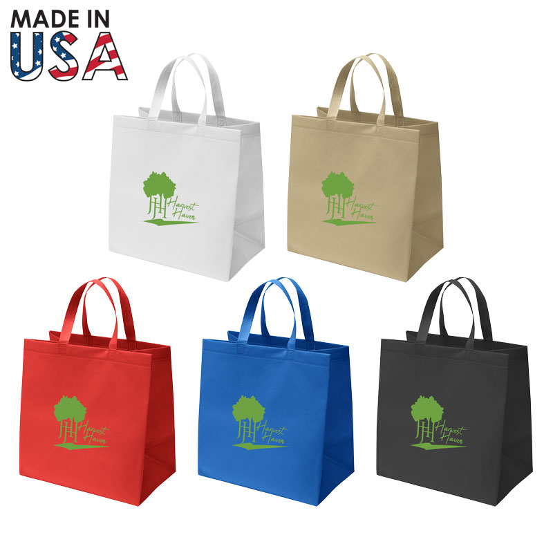 9x5x10 Reusable Non-Woven Tote Bag 