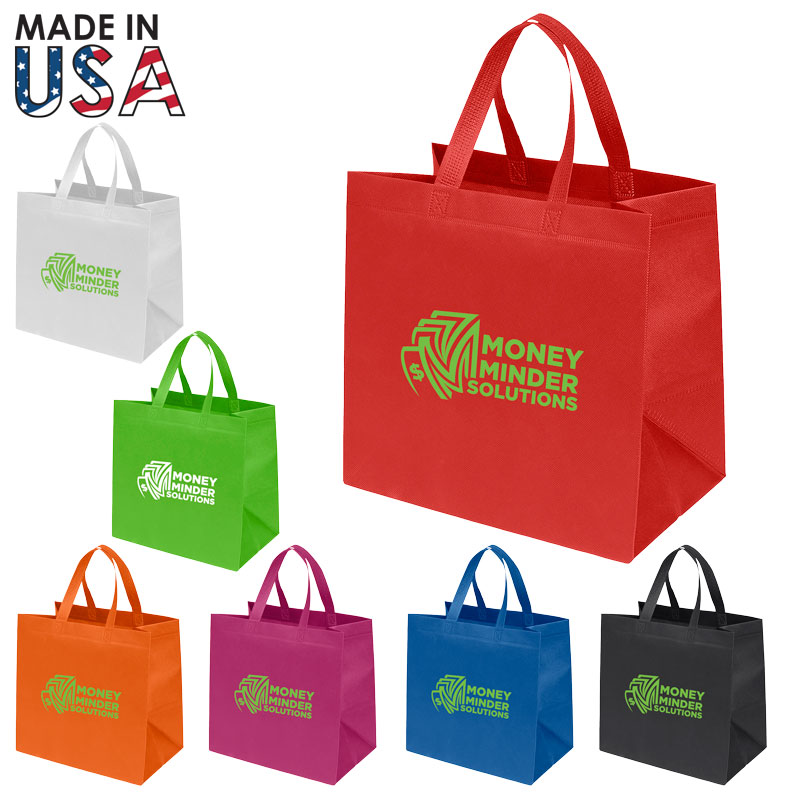 13x7x13 Reusable Non-Woven Tote Bag