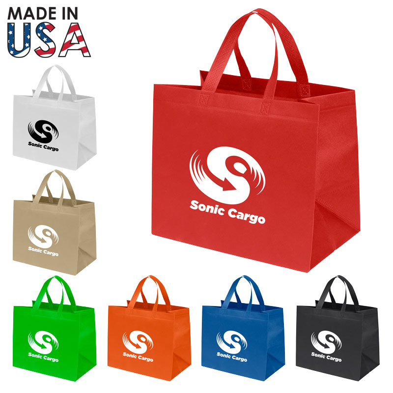 13x7x10 Reusable Non-Woven Tote Bag