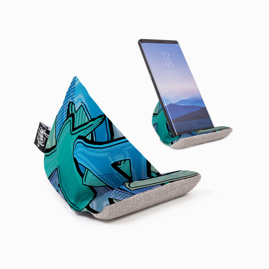 The Wedge™ Mobile Device Stand - Aqua Fusion