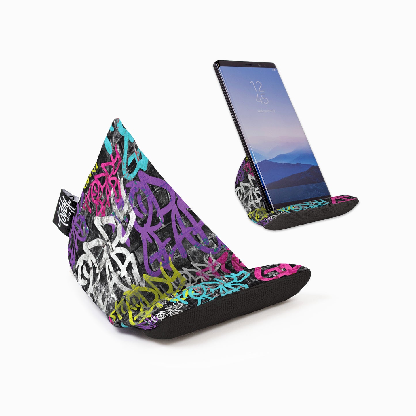 The Wedge™ Mobile Device Stand - Graffiti Grammar